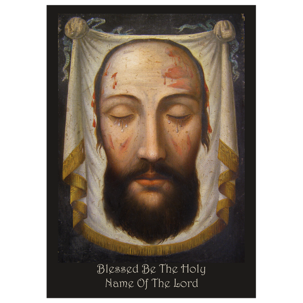 Greeting Card Flat - Blessed Be The Name