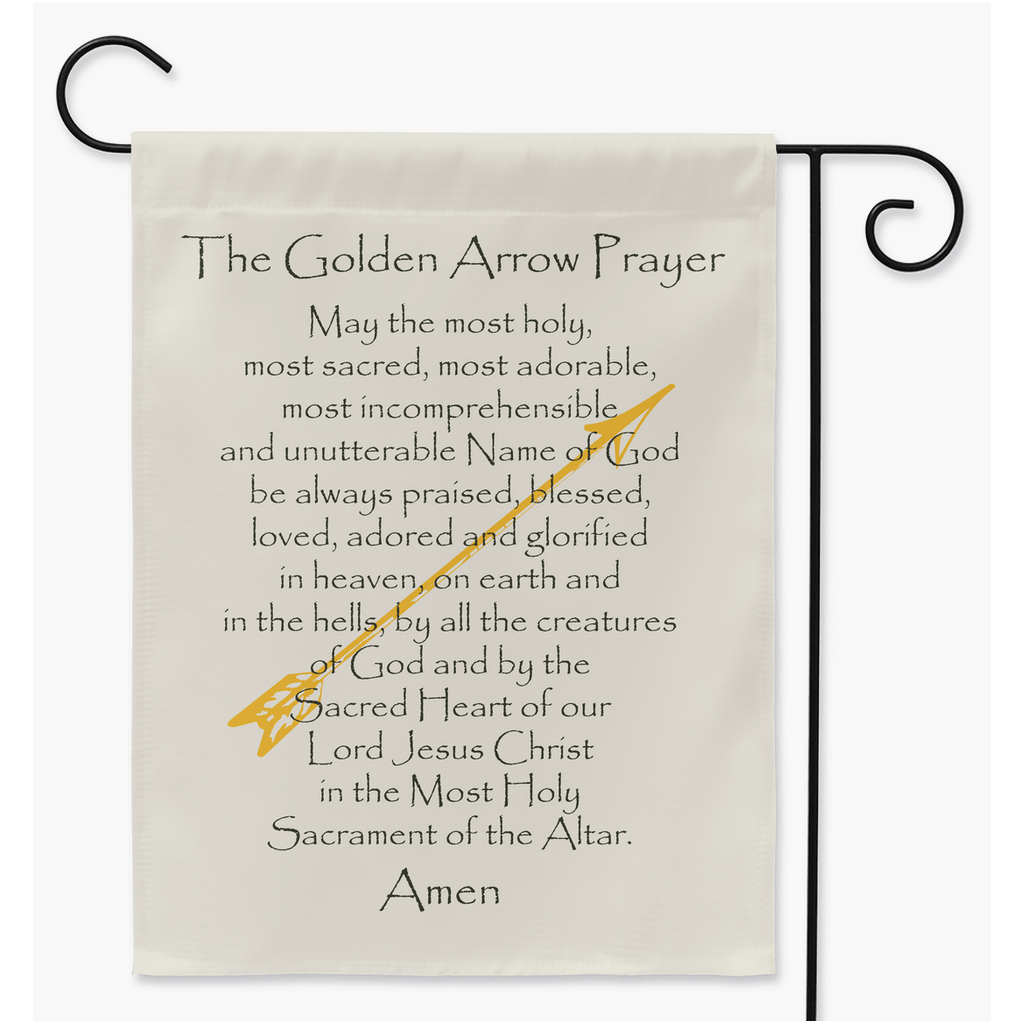 Yard Flag - Golden Arrow Prayer