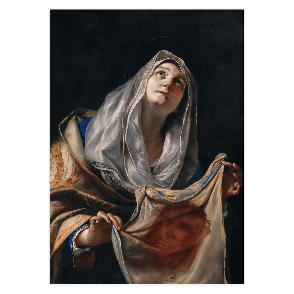 Greeting Card Folded - St. Veronica With The Veil