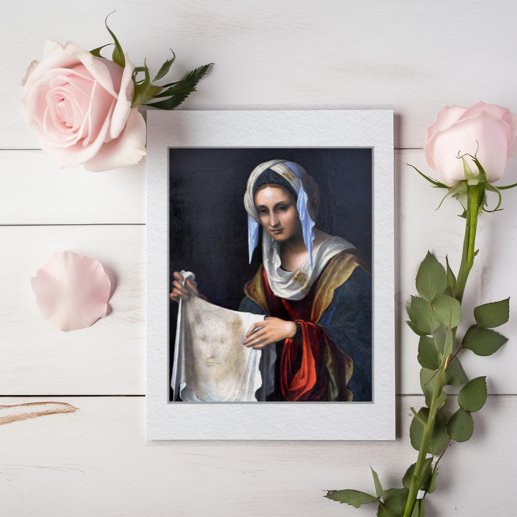 Greeting Card Flat - St. Veronica