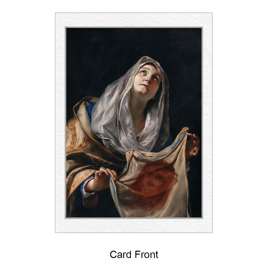 Greeting Card Flat - St. Veronica With The Veil