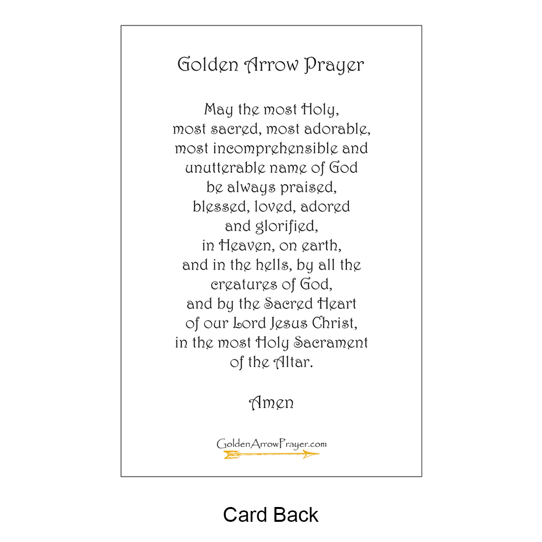 Prayer Card Flat 4x6 - St. Veronica&#39;s Veil