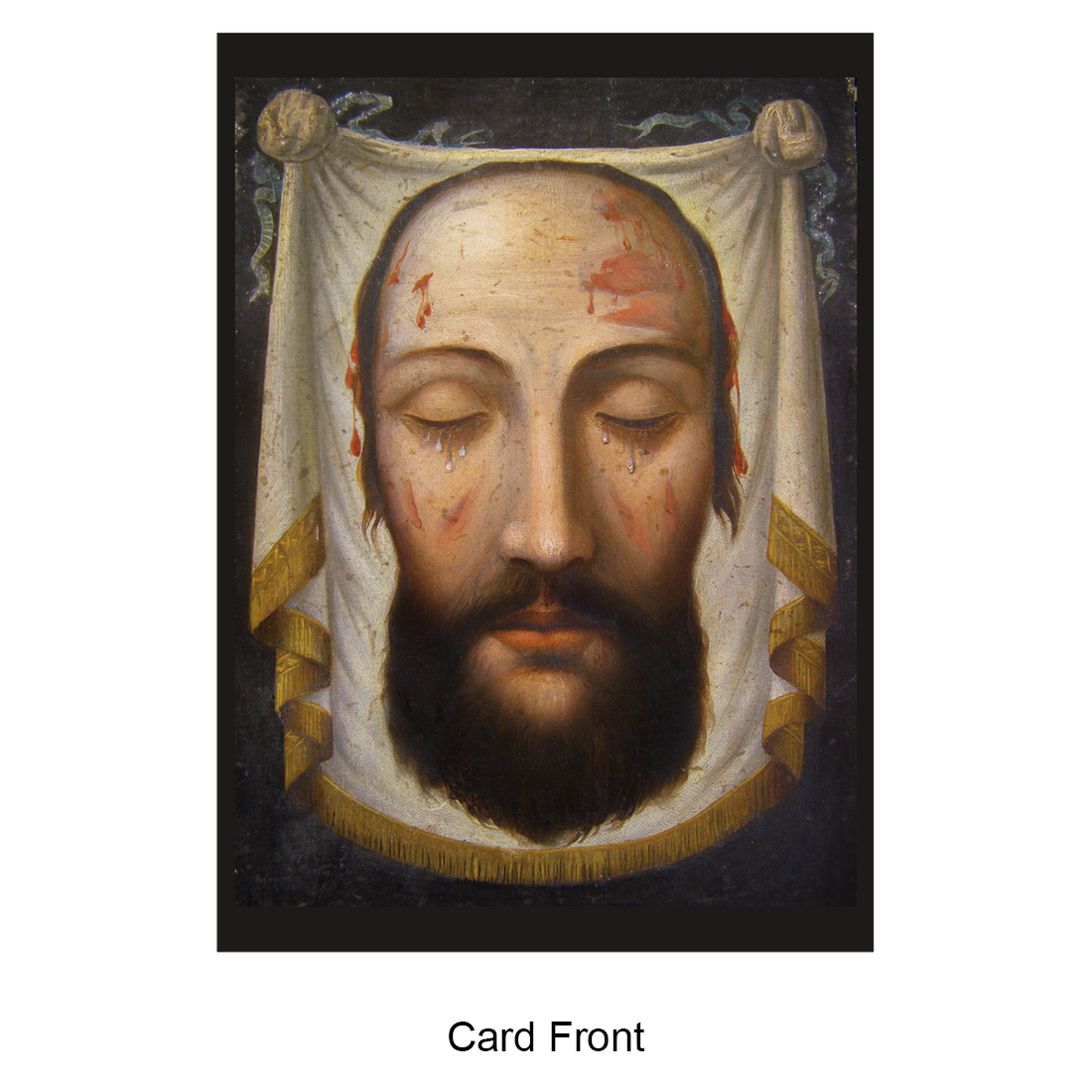 Greeting Card Flat - The Holy Face