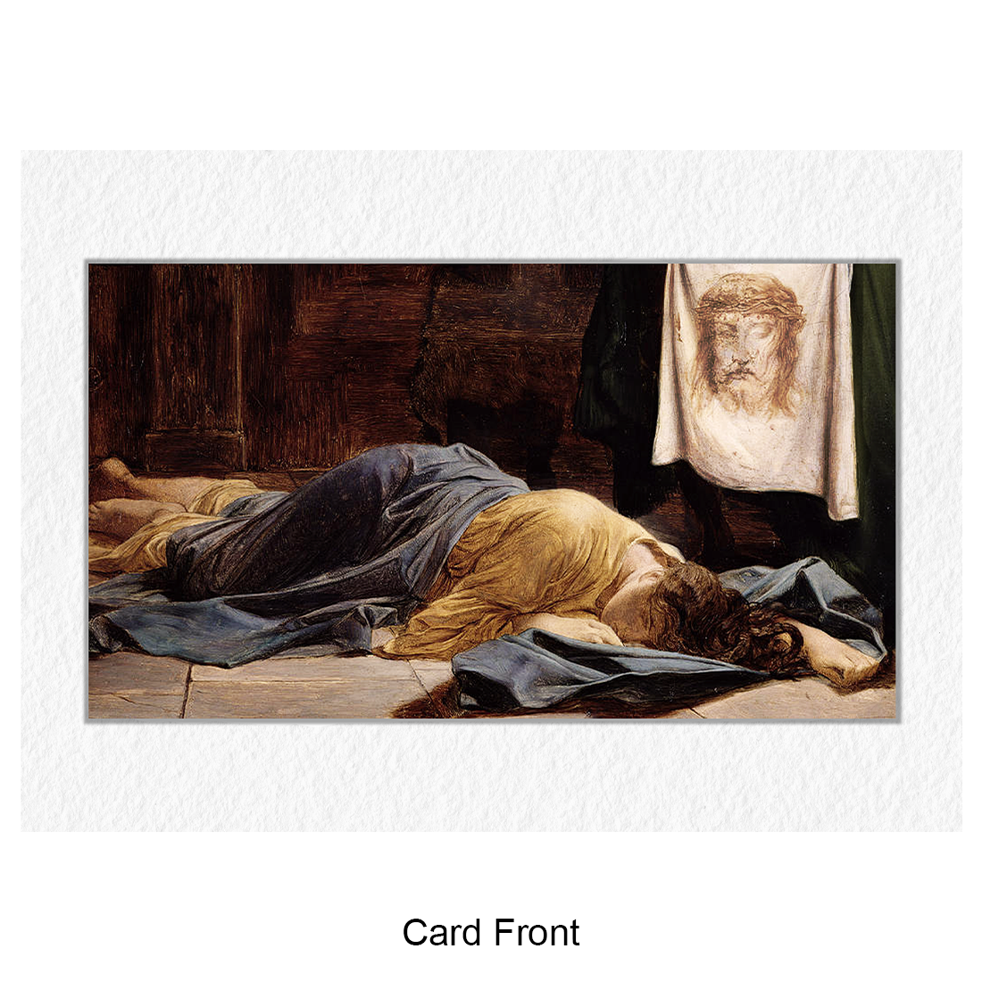 Greeting Card Flat - Saint Veronica&#39;s Veil