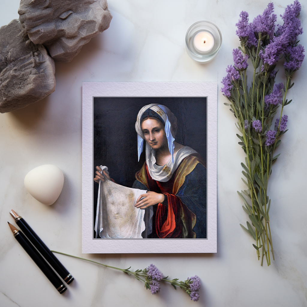 Greeting Card Folded - St. Veronica