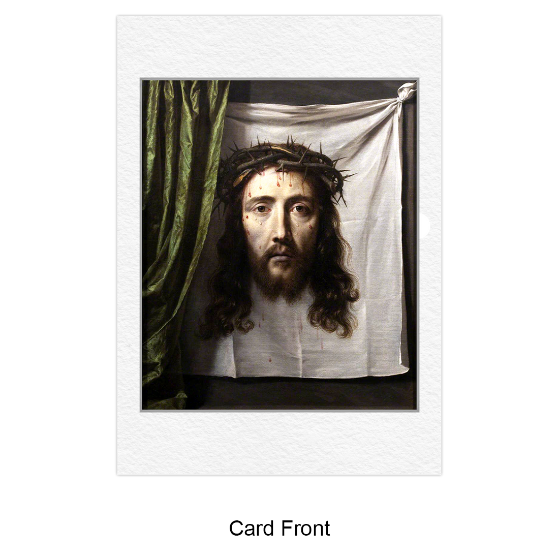 Greeting Card Folded - St. Veronica&#39;s Veil