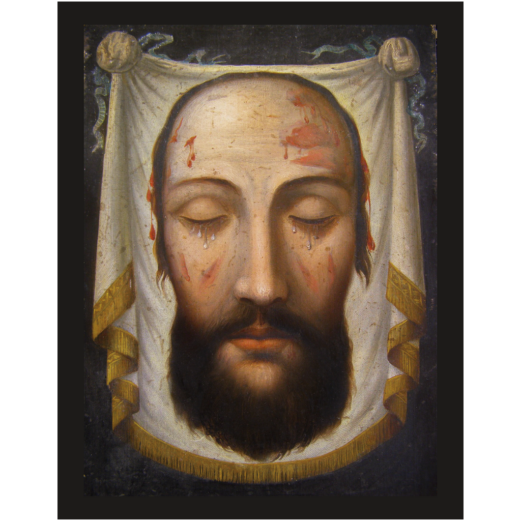 Print - Holy Face - Brown