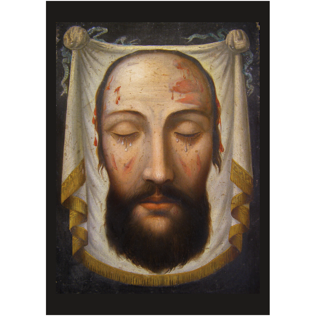 Print - Holy Face - Brown