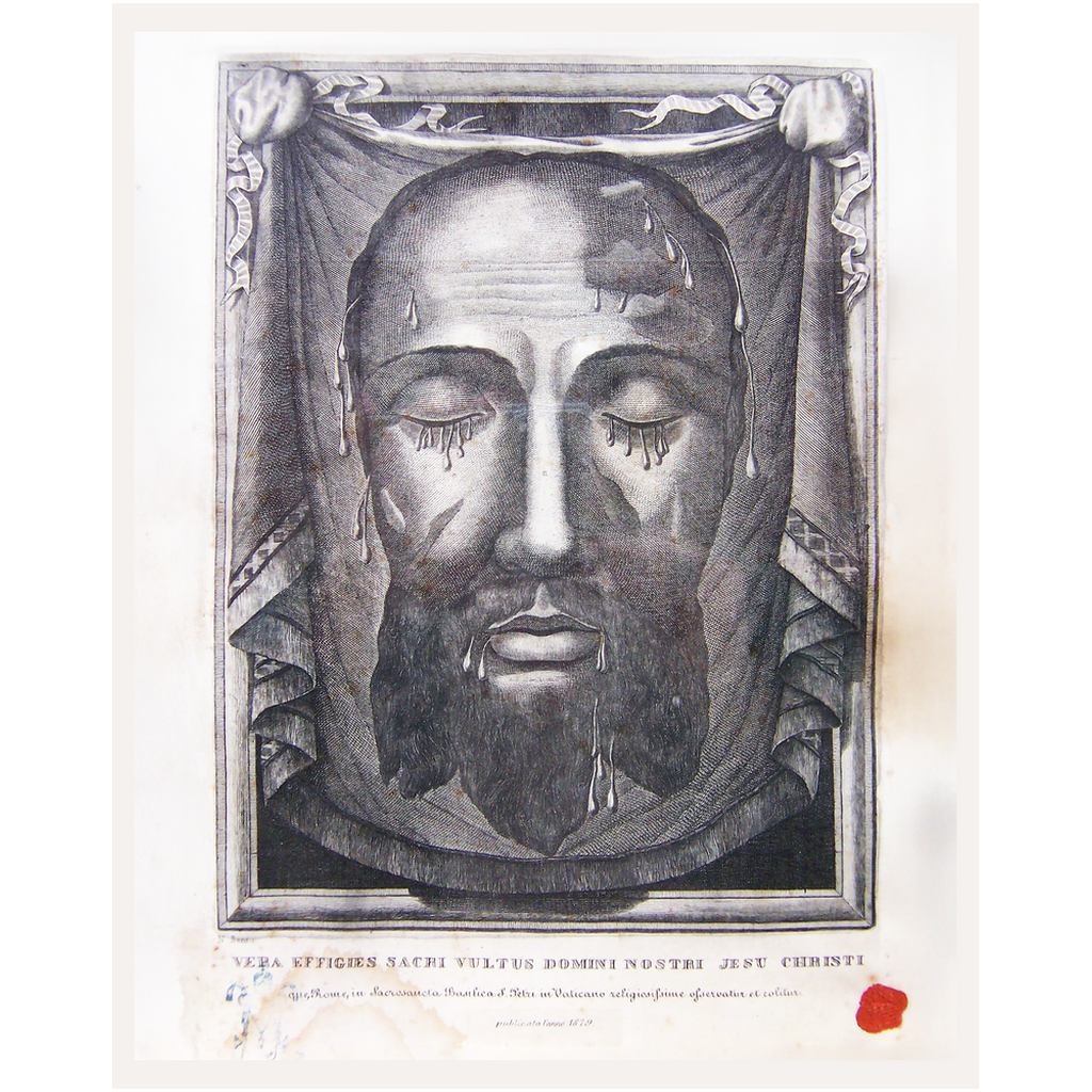 Print - Holy Face Relic
