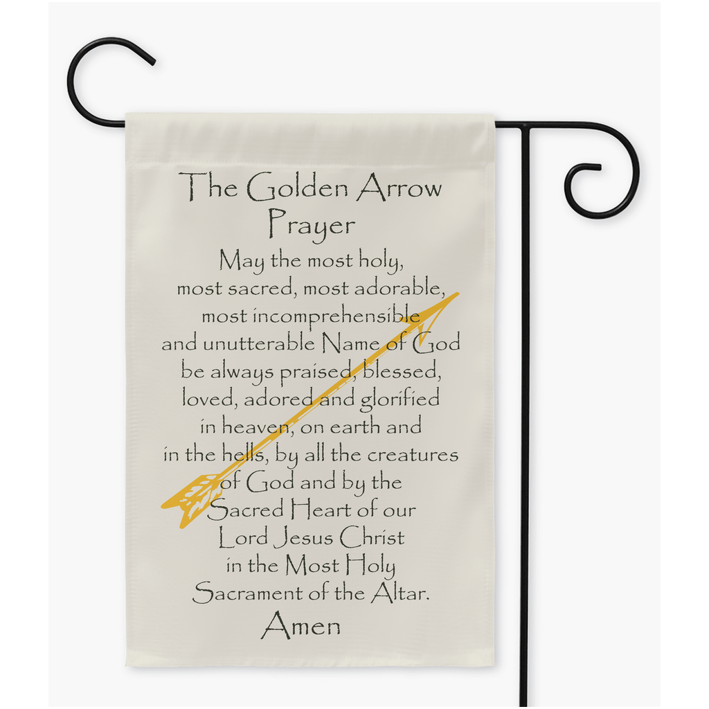 Yard Flag - Golden Arrow Prayer