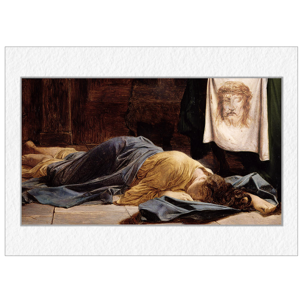 Greeting Card Flat - Saint Veronica&#39;s Veil