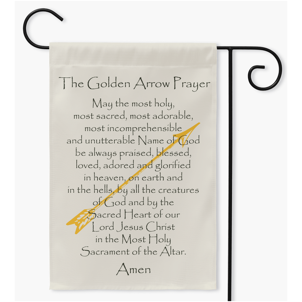 Yard Flag - Golden Arrow Prayer