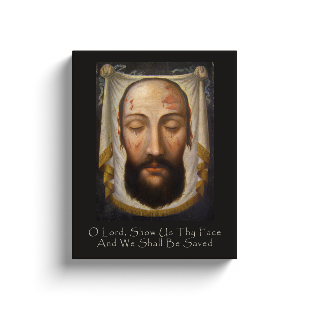 Canvas Wrap - Show Us Thy Face - Brown