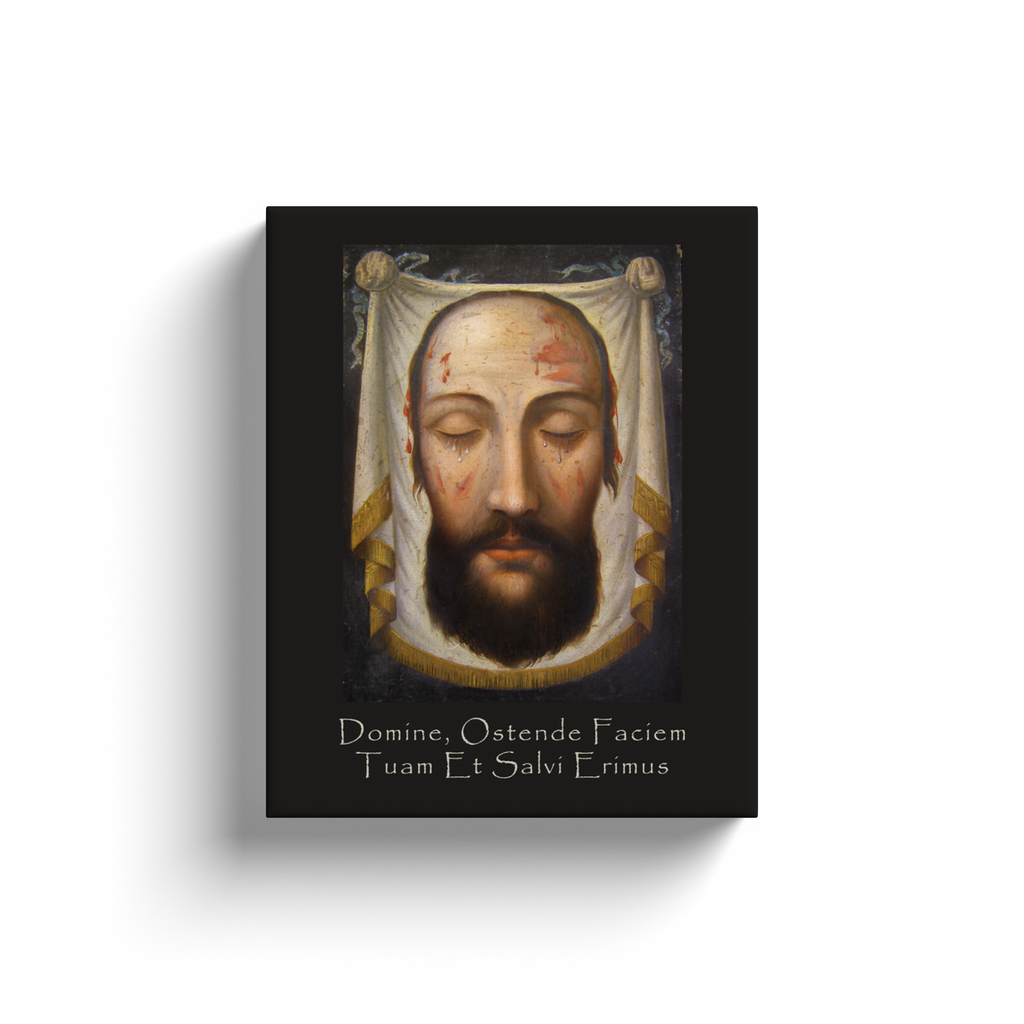 Canvas Wrap - Show Us Thy Face Latin - Brown