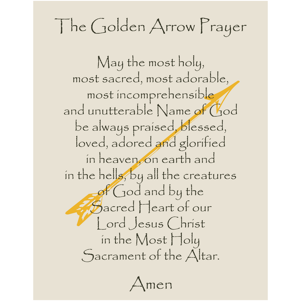 Print - Golden Arrow Prayer