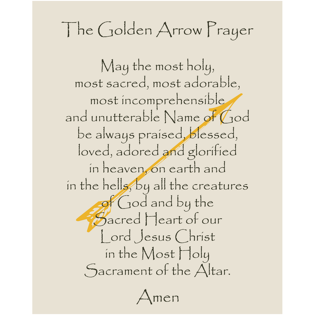 Print - Golden Arrow Prayer