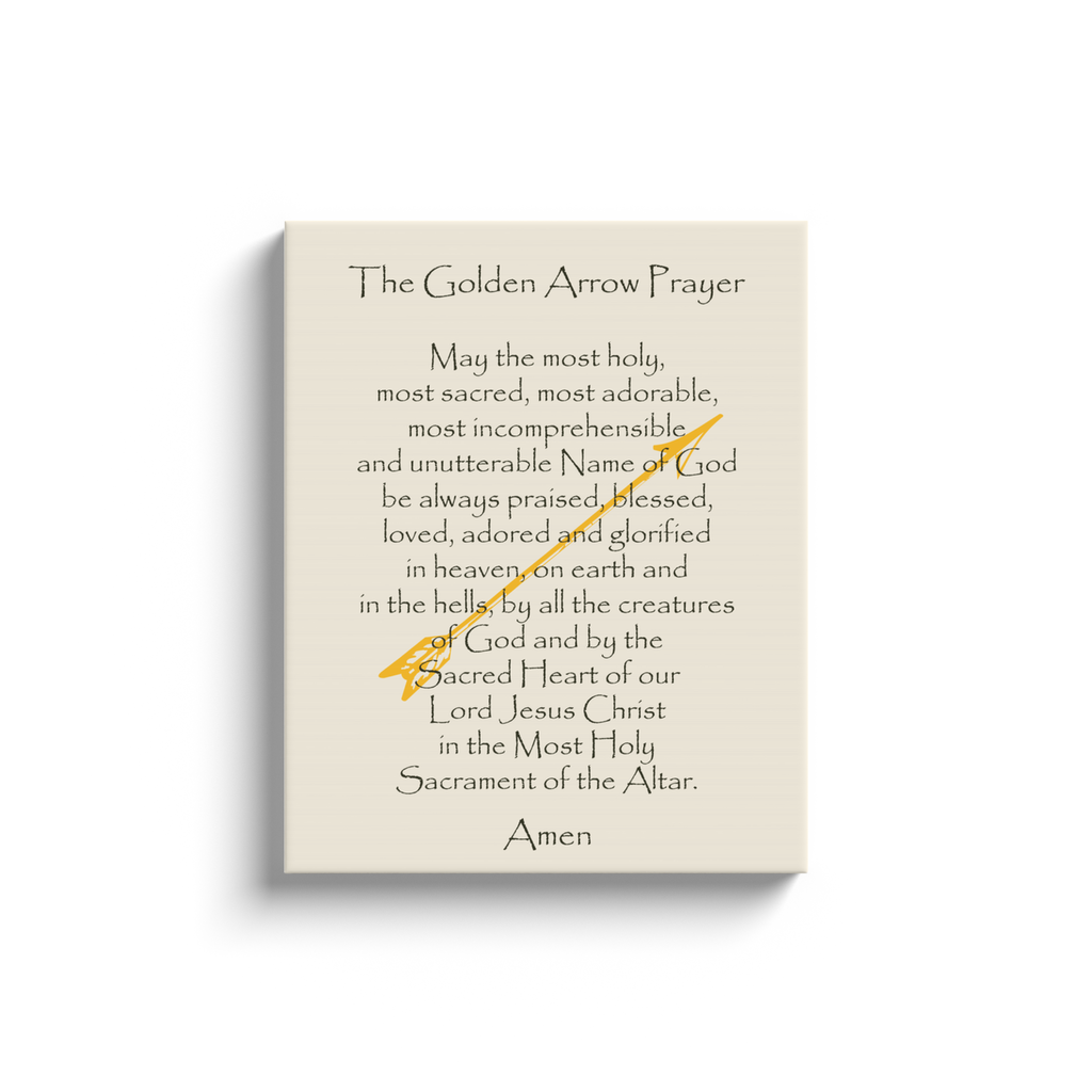 Canvas Wrap - Golden Arrow Prayer