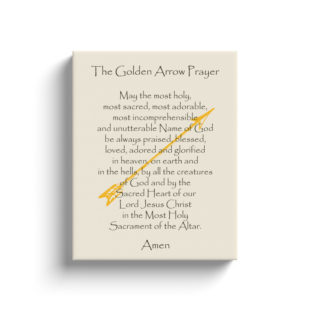 Canvas Wrap - Golden Arrow Prayer