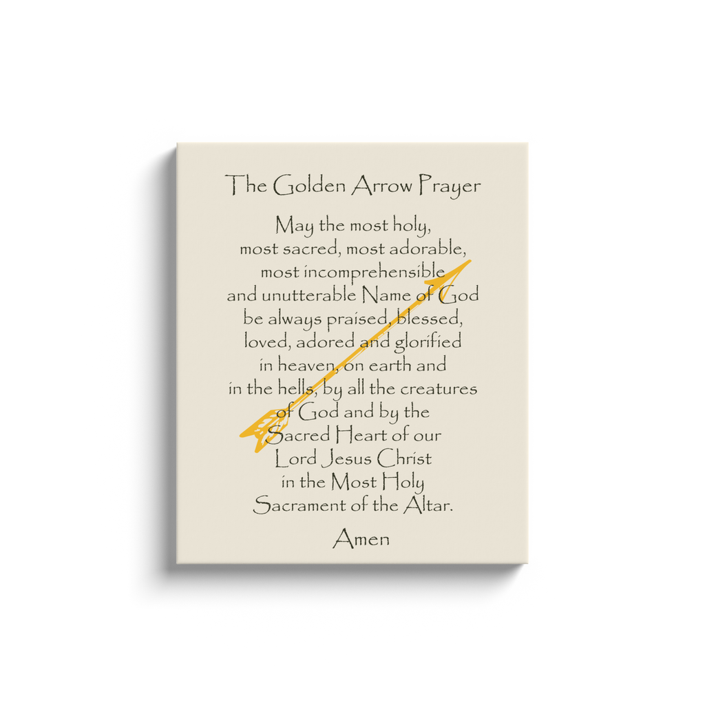 Canvas Wrap - Golden Arrow Prayer