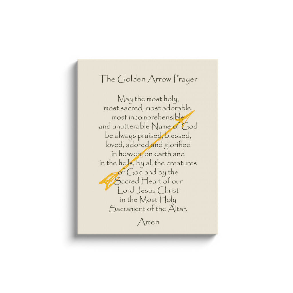 Canvas Wrap - Golden Arrow Prayer